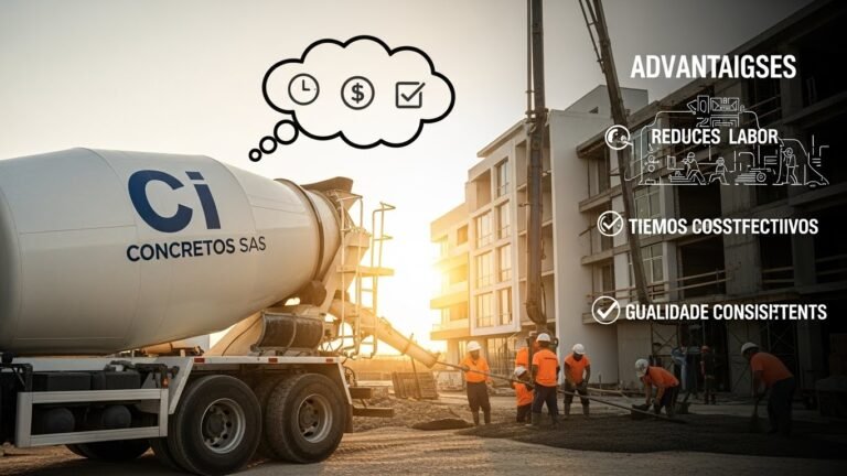 CI CONCRETOS SAS | ventajas concreto premezclado