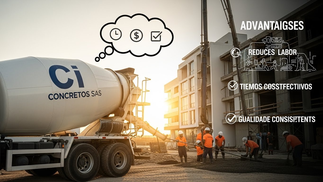 CI CONCRETOS SAS | ventajas concreto premezclado