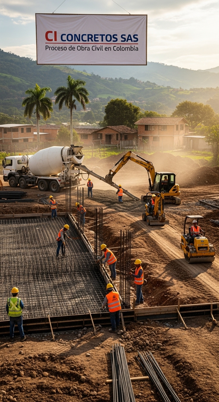 Proceso de las obras civiles en Colombia