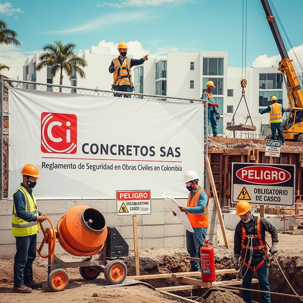 Normativas de seguridad obra civil en Colombia
