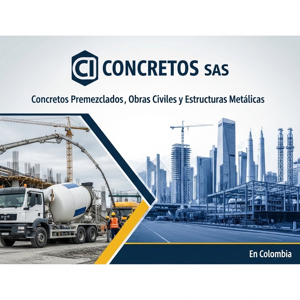 Estructuras metálicas y concreto premezclado en Colombia