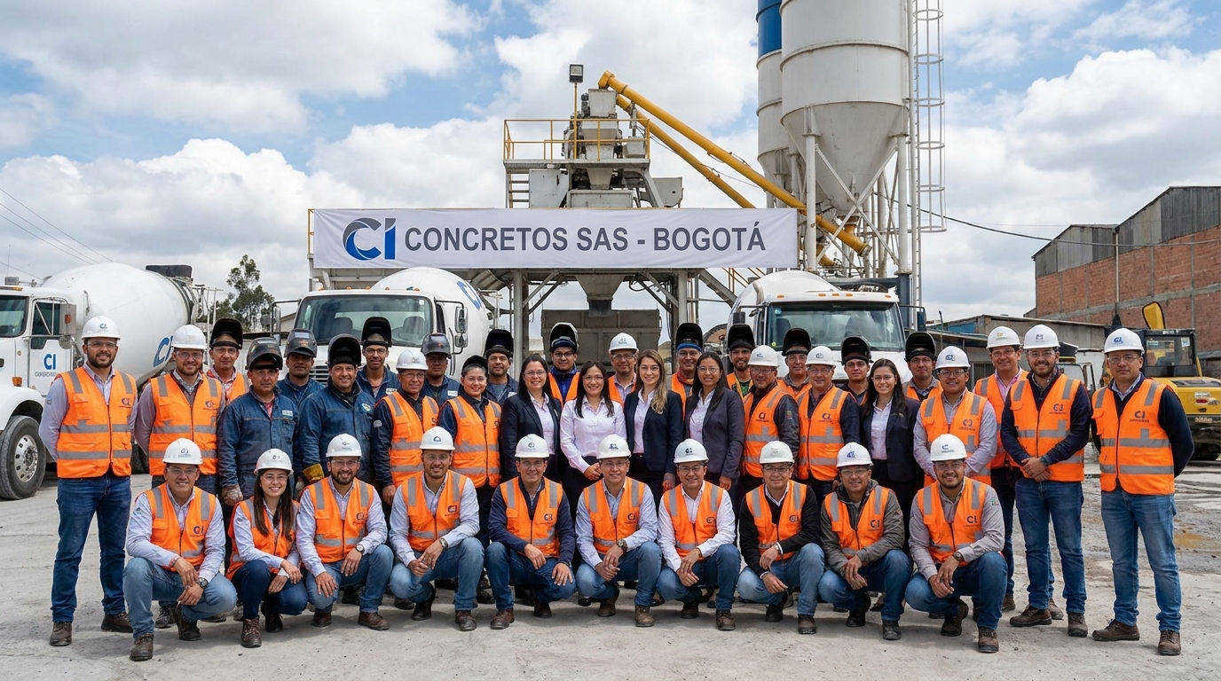 Equipo técnico e ingenieros especialistas en estructuras metálicas de CI CONCRETOS SAS en Bogotá