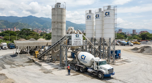 Concreto premezclado certificado NTC 3318 dosificado en planta