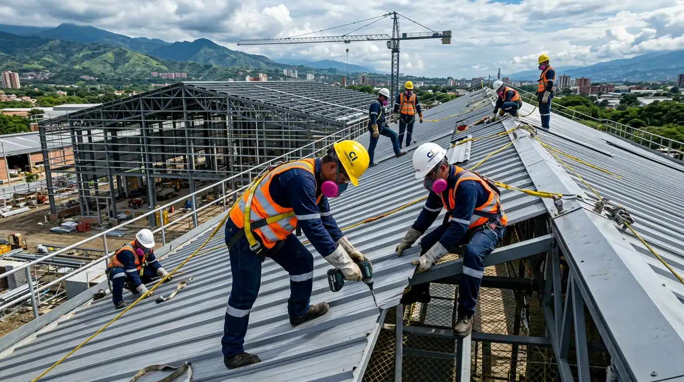 Estructuras metálicas y cubiertas fabricación y montaje NSR-10 AWS