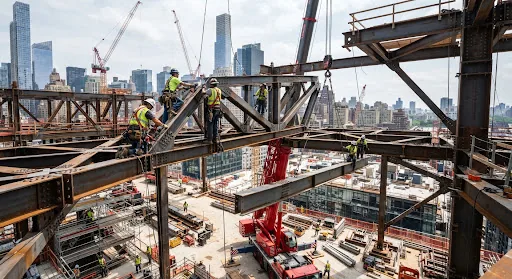 Montaje de estructuras metálicas de alta ingeniería